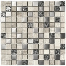 Boxer Wood Stone White С000417243 0168/WY03_Wood Stone Style White 30x30 Mozaika 30x30 cm, Włochy - zdjęcie 1 - zdjęcie 1