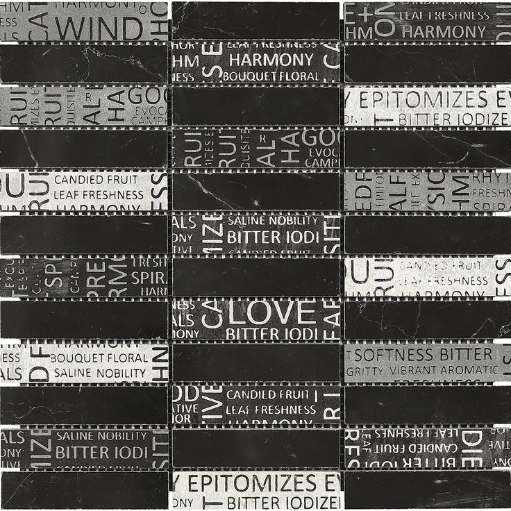 Boxer Words С000444820 0601/WA_Words Black 30x30 Mosaico 30x30 cm, Itália, ouro e metais preciosos - foto 1 Boxer Words С000444820 0601/WA_Words Black 30x30 Mosaico 30x30 cm, Itália, ouro e metais preciosos - foto 1