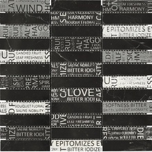 Boxer Words С000444820 0601/WA_Words Black 30x30 Mozaika 30x30 cm, Włochy, złoto i metale szlachetne - zdjęcie 1 - zdjęcie 1
