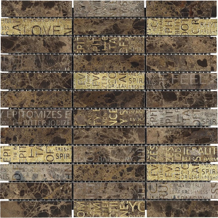 Boxer Words С000444821 0601/WP_Words Emperador 30x30 Mosaïque 30x30 cm, Italie, or et métaux précieux - photo 1 Boxer Words С000444821 0601/WP_Words Emperador 30x30 Mosaïque 30x30 cm, Italie, or et métaux précieux - photo 1
