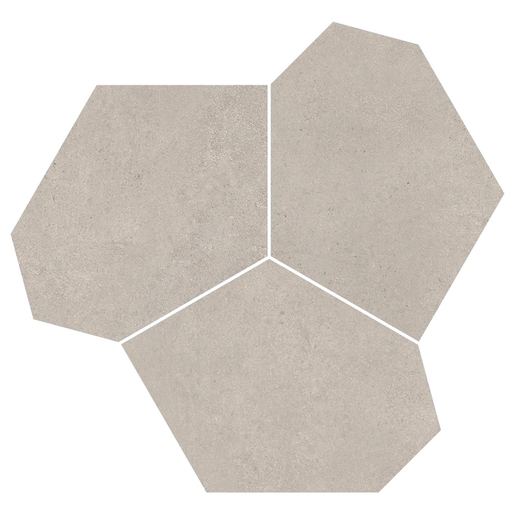 Capri Bowery M2BOW40TURM Mosaico Turtle Silver Mosaiikki 28x30 cm, Italia, betonin alla - kuva 1 Capri Bowery M2BOW40TURM Mosaico Turtle Silver Mosaiikki 28x30 cm, Italia, betonin alla - kuva 1