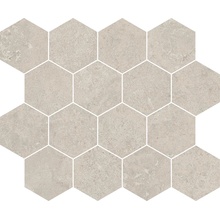 Capri York С000623718 M2YOR40T16M_MosaicoEsagonaYorkGrey Mozaïek 30x30 cm, Italië, andere soorten steen - foto 1 - foto 1