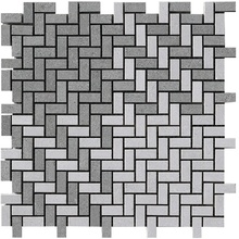 Casalgrande Padana Cemento С000500172 3744433_MosaicoTessutoCem.Ras.Gri+Bi Mosaico 25,1x25,1 cm, Italia, sotto il calcestruzzo - foto 1 - foto 1