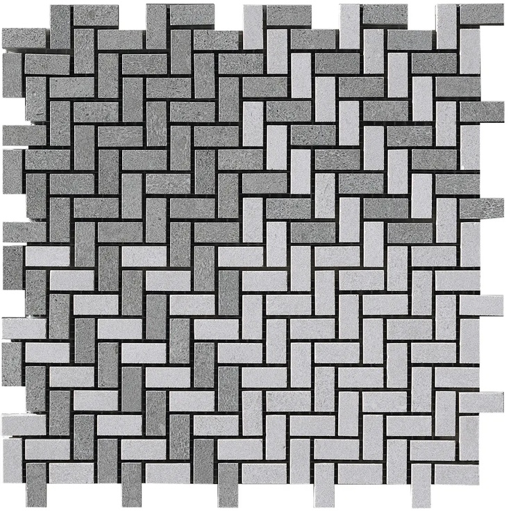 Casalgrande Padana Cemento С000500172 3744433_MosaicoTessutoCem.Ras.Gri+Bi Mozaika 25,1x25,1 cm, Itálie, pod betonem - fotografie 1 Casalgrande Padana Cemento С000500172 3744433_MosaicoTessutoCem.Ras.Gri+Bi Mozaika 25,1x25,1 cm, Itálie, pod betonem - fotografie 1