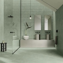 Casalgrande Padana Concept 20x20, unglazed porcelain stoneware, Italy, concrete - interior photo 1 - photo 1