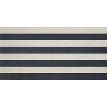 Casalgrande Padana R-evolution 11461231 Decoro Stripes Total White-Black Decoração 60x120 cm, Itália, efeito betao  - foto 1 - foto 1