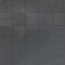 Casalgrande Padana Steeltech С000365866 2704476_MOSAICO STEELTECH ANTRACIT.6X6 Mosaiikki 30x30 cm, Italia, metalli-ilme - kuva 1 - kuva 1