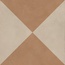 Casalgrande Padana Terrae С000620273 018401243_TERRAE BE/CA TRIANGLE 20 x 20 9MM gres porcelánový 20x20 cm, Itálie, kotto - fotografie 1