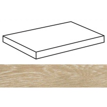 Casalgrande Padana Newood 4946895 Angolare Beige degrau de canto 33x120 cm, Itália, efeito madeira - foto 1 - foto 1