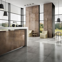 Casalgrande Padana Steeltech 60x60, geglazuurd keramisch graniet, Italië, metaal - interieurfoto 1 - foto 3