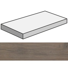 Casalgrande Padana Tavolato Angolare Marrone Scuro degrau de canto 33x120 cm, Itália, efeito madeira - foto 1 - foto 1