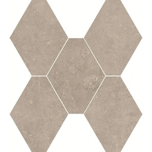 Castelvetro Absolute С000408686 CAU4E_GrigioEsagona Mozaik 34x39 cm, Italien, övriga typer av sten - foto 1 - foto 1