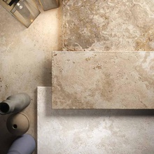 Century Aurum 50x100, geglazuurd keramisch graniet, Italië, travertijn - interieurfoto 1 - foto 4