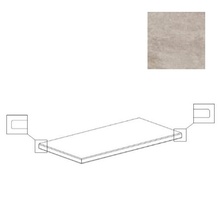 Century Ecostone 101429 Malabar Gradone Two Angolare Sx Bordo Toro Nat degrau de canto 50x100 cm, Itália, efeito pedra  - foto 1 - foto 1