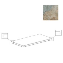Century Geology 129679 Mars Two Gradone Angolare Sx Toro Bordo Rett degrau de canto 50x100 cm, Itália, efeito pedra  - foto 1 - foto 1