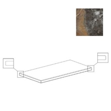 Century Geology 129707 Fossil Two Gradone Angolare Sx Toro Bordo Natural degrau de canto 50x100 cm, Itália, efeito pedra  - foto 1 - foto 1