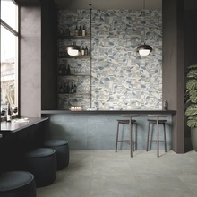 Ceramica Euro Spatula 30x90 30x90 см, geglazuurd keramisch graniet, Italië, beton - interieurfoto 1 - foto 4