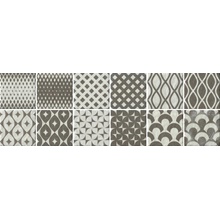 Cerasarda Le Ossidiane 1051630 Ossidiana Mix Pergamena Decoração 20x20 cm, Itália - foto 1 - foto 1