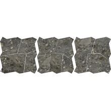 Cercom Ceppo di Grès С000592951 1077708_Pallad.MixS/3Nero58X58 Mosaico 58x58 cm, Itália, ceppo di gre - foto 1 - foto 1