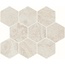Cercom In.Contro С000613718 1085464_Mos.Esag.ControIvory32x28 Mosaik 28x32 cm, Italien, travertin - Foto 1