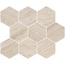 Cercom In.Contro С000613719 1085465_Mos.Esag.InCream32X28 Mosaic 28x32 cm, Italy, travertine - photo 1
