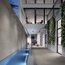 Cercom Infinity 60x60, ongeglazuurd keramisch graniet, Italië, beton - interieurfoto 7