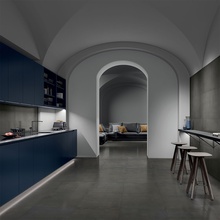 Cercom Infinity 60x60, ongeglazuurd keramisch graniet, Italië, beton - interieurfoto 1 - foto 2