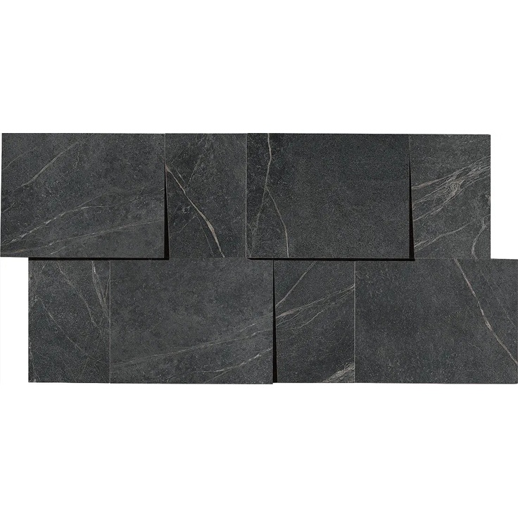 Cercom Soap Stone С000543620 1070916_Mos.3DSoapBlack30X60 Mosaico 30x60 cm, Italia, otros tipos de piedra - foto 1 Cercom Soap Stone С000543620 1070916_Mos.3DSoapBlack30X60 Mosaico 30x60 cm, Italia, otros tipos de piedra - foto 1