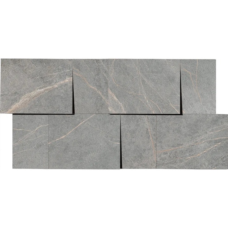 Cercom Soap Stone С000543622 1070918_Mos.3DSoapGrey30X60 Mosaico 30x60 cm, Italia, otros tipos de piedra - foto 1 Cercom Soap Stone С000543622 1070918_Mos.3DSoapGrey30X60 Mosaico 30x60 cm, Italia, otros tipos de piedra - foto 1