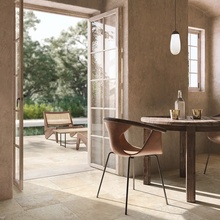 Cerdisa Timestone 33,3x33,3, glazed porcelain stoneware, Italy, travertine - interior photo 1 - photo 2