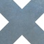 Cerdomus Crete С000621711 88647_CrossCobalto porcelain tile 14x14 cm, Italy, cotto - photo 1