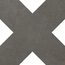 Cerdomus Crete С000621713 88649_CrossPiombo porcelænsflise 14x14 cm, Italien, kotto - foto 1