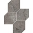 Cerdomus Karnis С000618631 97401_Mosaico_concept_charcoal_matt Mosaic 30x40 cm, Italy, other types of marble - photo 1