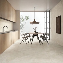 Cerdomus Tibur 20x20, unglazed porcelain stoneware, Italy, travertine - interior photo 1 - photo 2