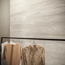 Cerdomus Tibur 20x20, unglazed porcelain stoneware, Italy, travertine - interior photo 1 - photo 4