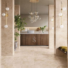 Cerdomus Tibur 20x20, ongeglazuurd keramisch graniet, Italië, travertijn - interieurfoto 1 - foto 3