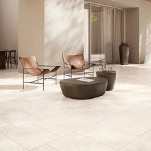 Cerdomus Tibur 20x20, unglazed porcelain stoneware, Italy, travertine - interior photo 1 - 3 Cerdomus Tibur 20x20, unglazed porcelain stoneware, Italy, travertine - interior photo 1 - photo 3