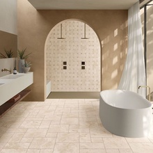 Cerdomus Tibur 20x20, ongeglazuurd keramisch graniet, Italië, travertijn - interieurfoto 1 - foto 2
