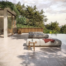 Cerdomus Tibur 20x20, unglazed porcelain stoneware, Italy, travertine - interior photo 1 - 3 Cerdomus Tibur 20x20, unglazed porcelain stoneware, Italy, travertine - interior photo 1 - photo 3