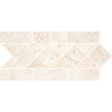 Cerdomus Tibur С000623551 92886_FasciaCarrèBianco Mosaic 15x30 cm, Italy, travertine - photo 1 - photo 1
