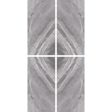 Cerdomus Supreme Book Match Grey Levigato S/4 keramisch graniet 60x120 cm, Italië, steen  - foto 1 - foto 1