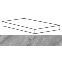 Cerdomus Supreme Angolo Dx Grad.C.Retta Grey Lev. hoekstap 33x120 cm, Italië, steen  - foto 1 - foto 1