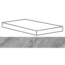 Cerdomus Supreme Angolo Dx Grad.C.Retta Grey Grip hoekstap 33x120 cm, Italië, steen  - foto 1 - foto 1