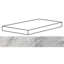 Cerdomus Supreme Angolo Dx Grad.C.Retta Silver Grip hoekstap 33x120 cm, Italië, steen  - foto 1 - foto 1