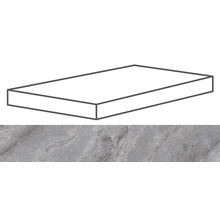 Cerdomus Supreme Angolo Sn Grad.C.Retta Grey Grip hoekstap 33x120 cm, Italië, steen  - foto 1 - foto 1