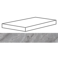 Cerdomus Supreme Angolo Sn Grad.C.Retta Grey Nat. hoekstap 33x120 cm, Italië, steen  - foto 1 - foto 1