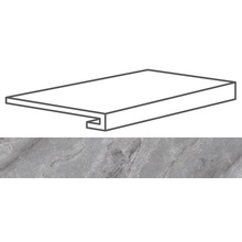 Cerdomus Supreme Gradino C.Retta Grey Grip Trede 33x120 cm, Italië, steen  - foto 1 - foto 1