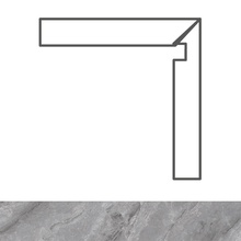 Cerdomus Supreme Battiscala Dx Grey Lev. Speciaal element 4,8x60 cm, Italië, steen  - foto 1 - foto 1