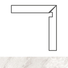 Cerdomus Supreme Battiscala Dx Ivory Lev. Speciaal element 4,8x60 cm, Italië, steen  - foto 1 - foto 1