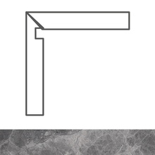 Cerdomus Supreme Battiscala Sn Charcoal Nat. Speciaal element 4,8x60 cm, Italië, steen  - foto 1 - foto 1
